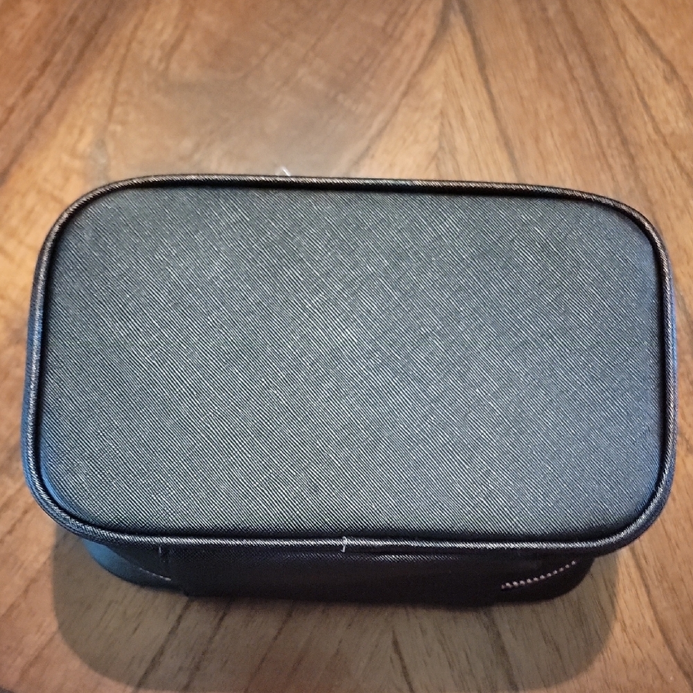 Versace Black Toiletry Bag with Gold Accents - Picture 4 of 4